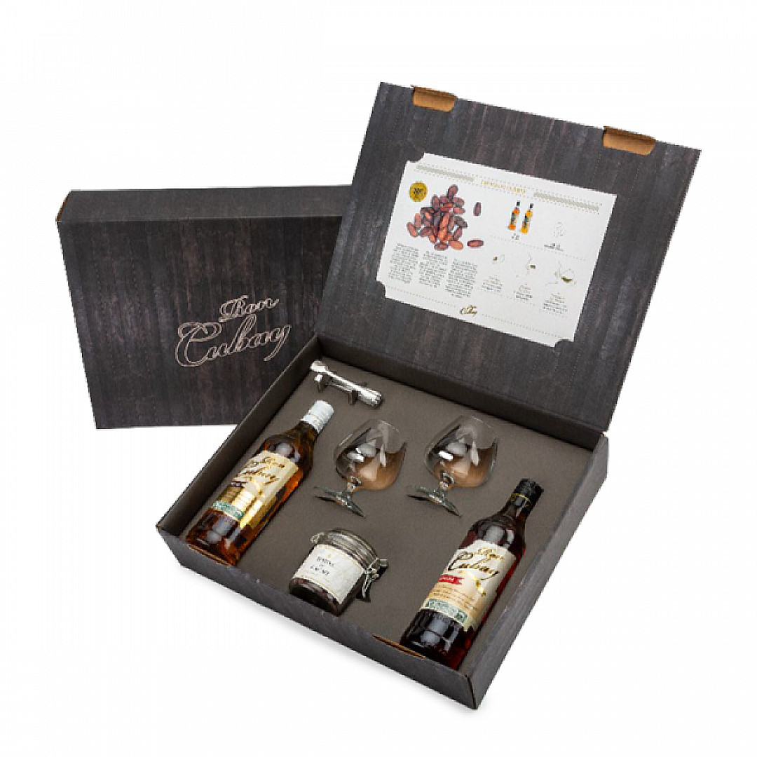 Cubaney Confezione Piatti+Bicchieri Rum - Merchandising